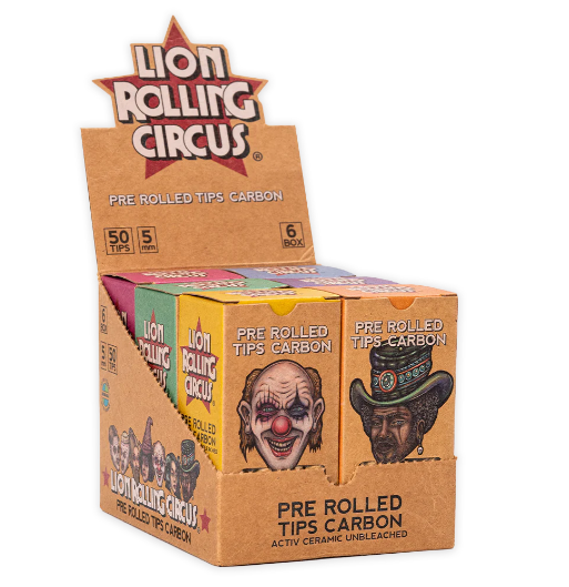 Lion Circus Pre Rolled Carbon Tips