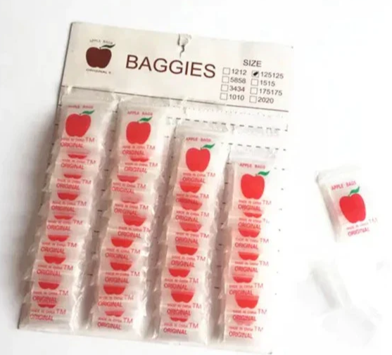 SPS Apple Baggies (1.0" x 1.0")