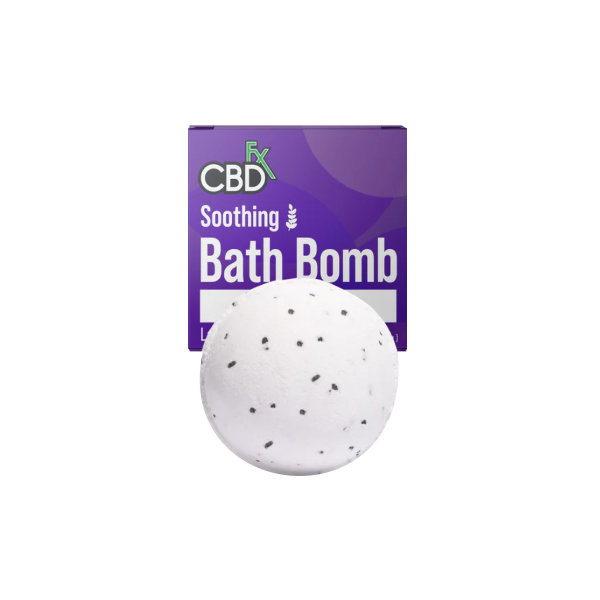 CBDfx Bath Bomb Lavender/Soothing (200mg)