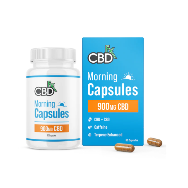 CBDfx Capsules Morning AM 60ct 900mg