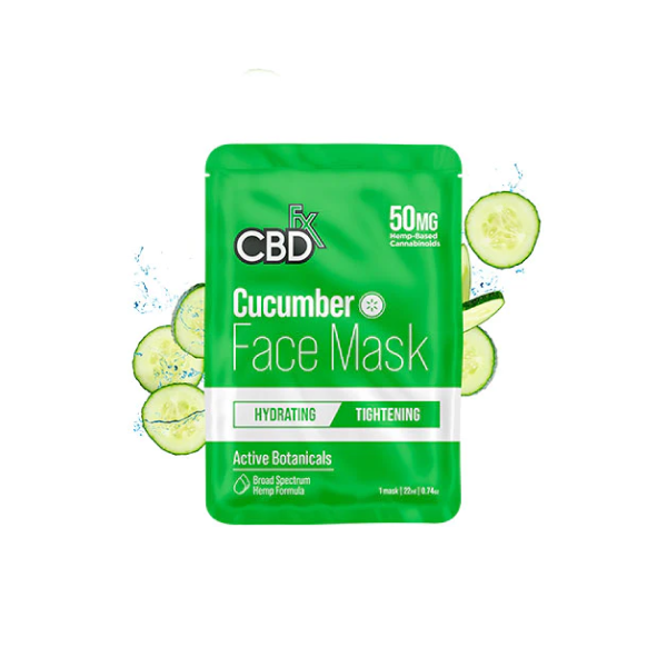 CBDfx Face Mask Cucumber 50mg