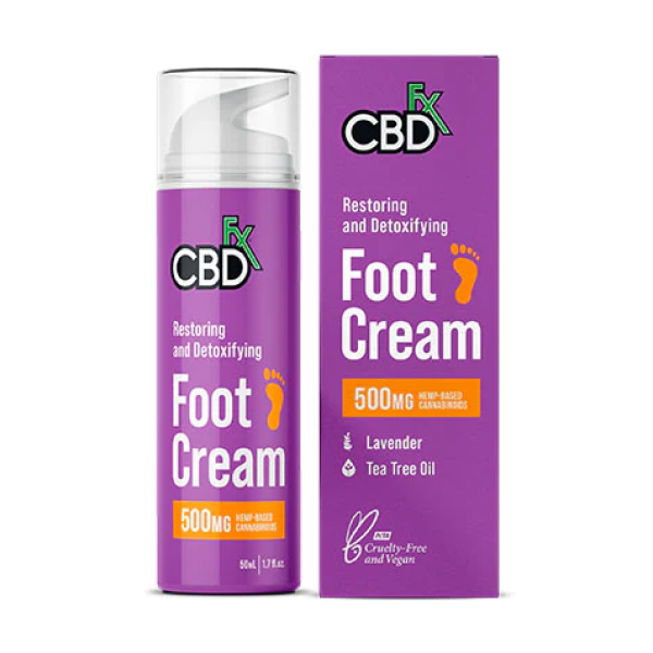 CBDfx Foot Cream Lavender 500mg 50ml