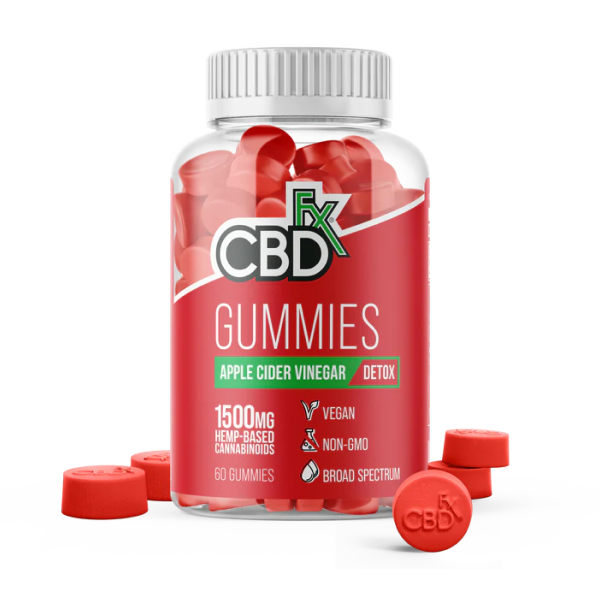 CBDfx Gummies Apple Cider 60ct 1500mg