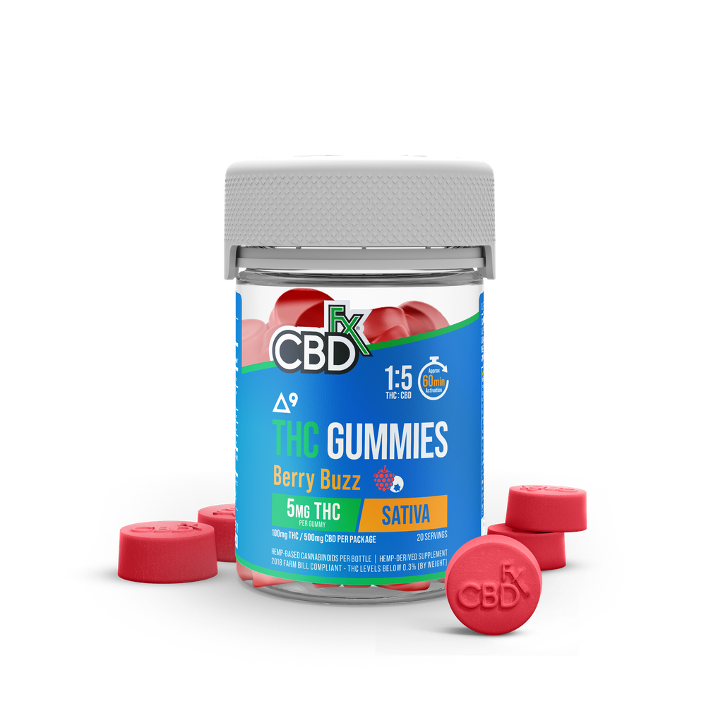 CBDfx Gummies Berry Buzz 5mg 20ct