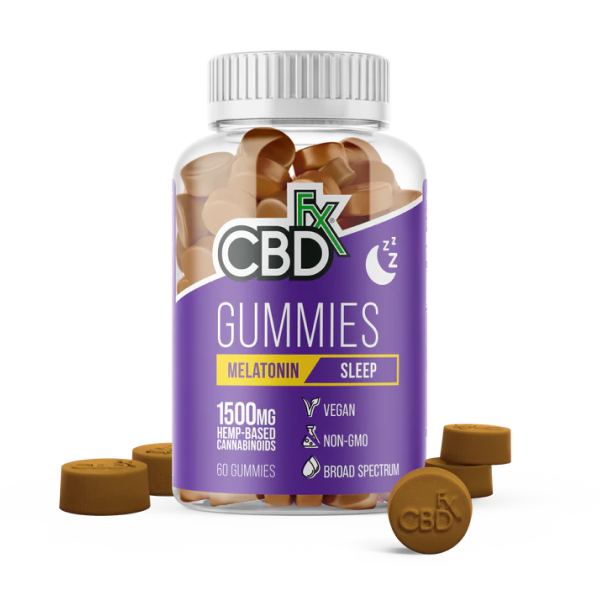 CBDfx Gummies Melatonin 60ct 1500mg