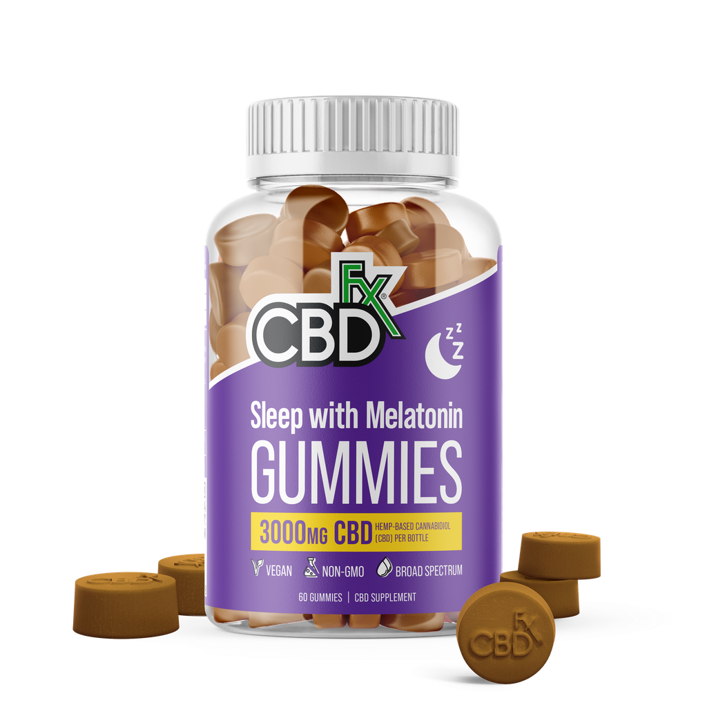 CBDfx Gummies Melatonin 60ct 3000mg