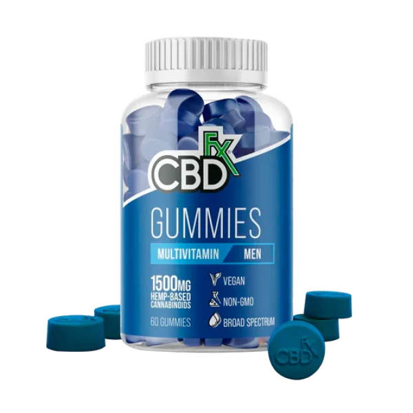 CBDfx Gummies Men Multi Vitamin 60ct 1500mg