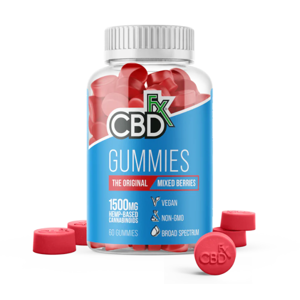 CBDfx Gummies Mixed Berries 60ct 1500mg