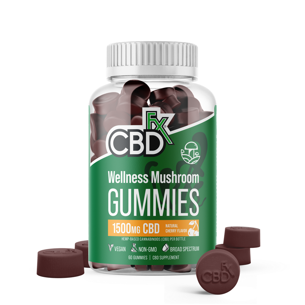 CBDfx Gummies Mushroom 60ct 1500mg