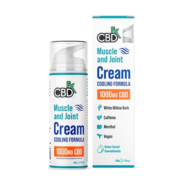 CBDfx Muscle & Joint Cream 1000mg 50ml