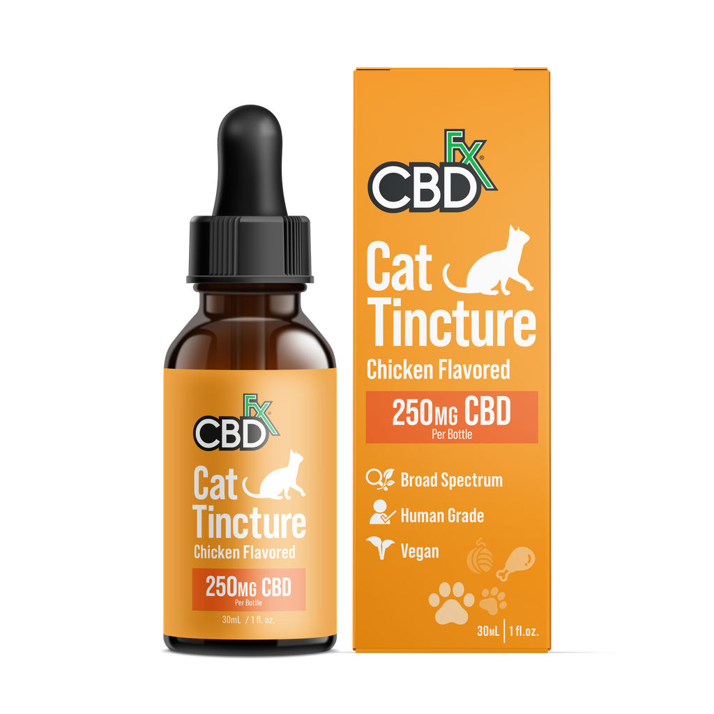 CBDfx Pet Tincture Cat Chicken 30ml 250mg