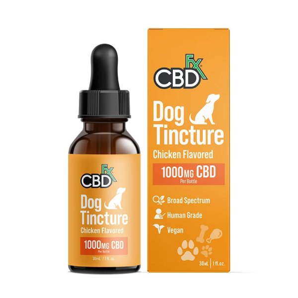 CBDfx Pet Tincture Chicken 30ml 1000mg