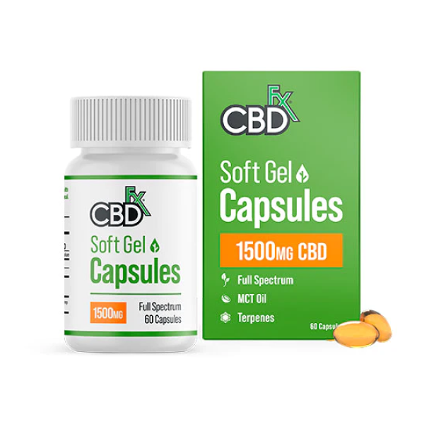 CBDfx Softgel Capsules 60ct 1500mg