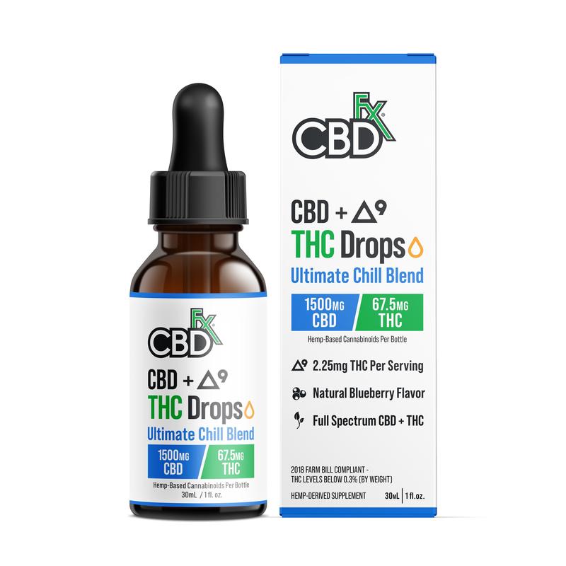 CBDfx Ultimate Chill Blend Tincture 30ml 1500mg