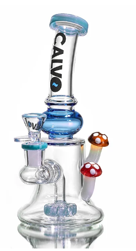 Calvo Glass Bong Poison Fungus (19cm)