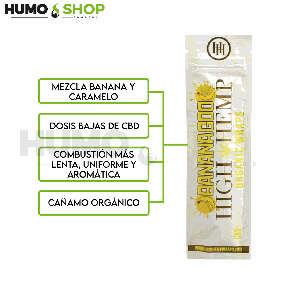 High Hemp Wraps Banana Goo