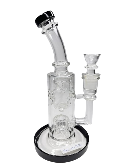 Hitters Bong Recycler Negro Transparente*