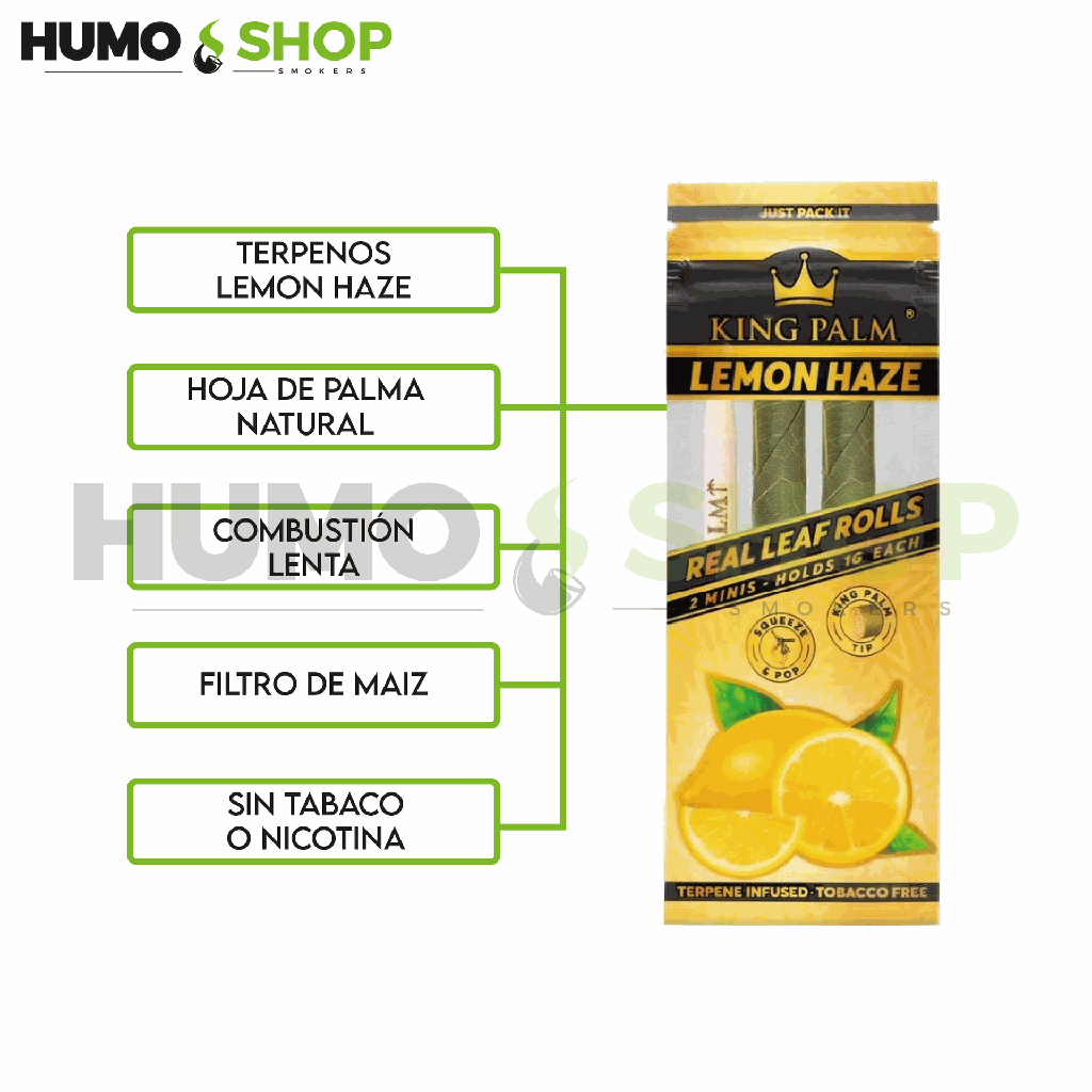 King Palm X2 Mini Lemon Haze (1gr.)