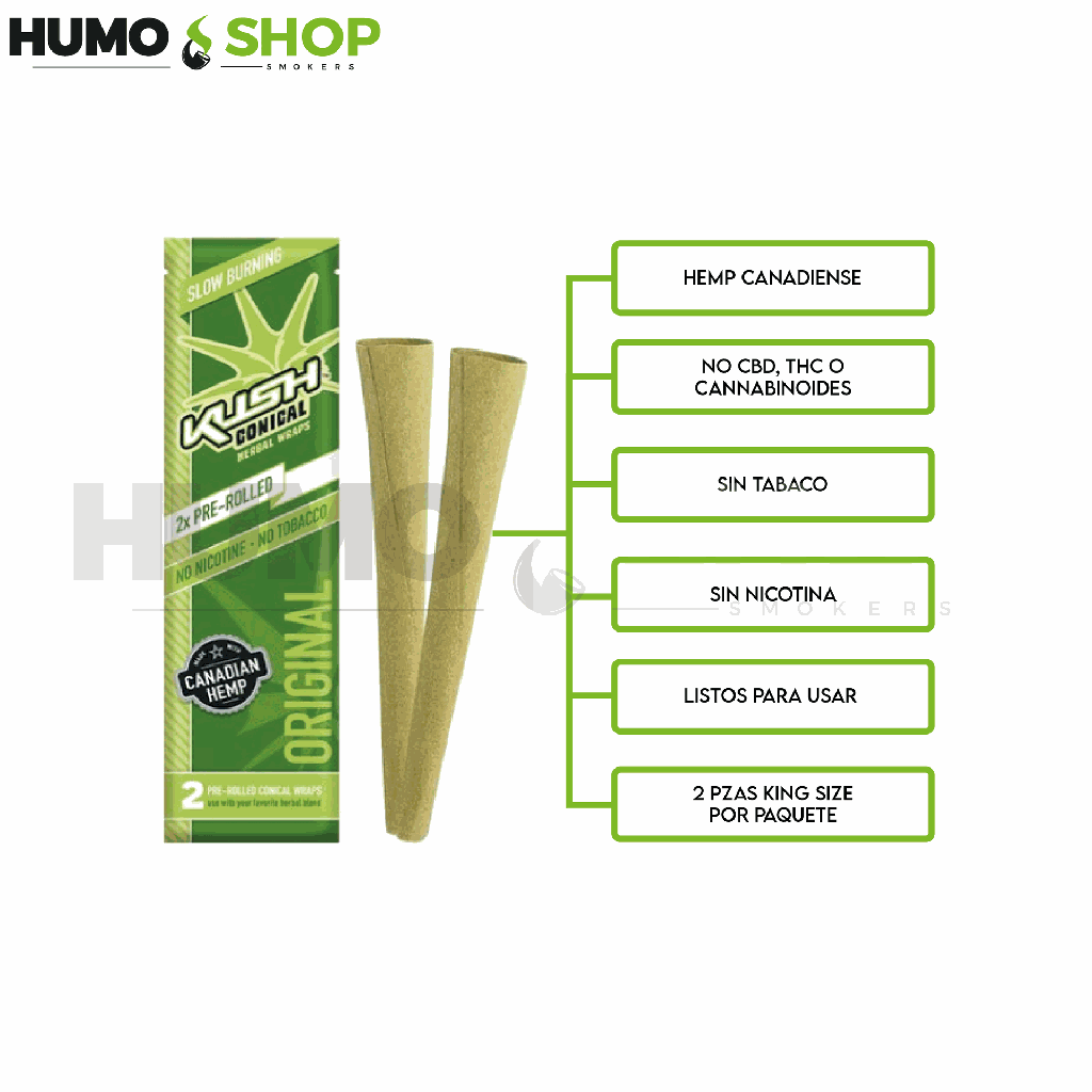 Kush Hemp Cones X2 Original