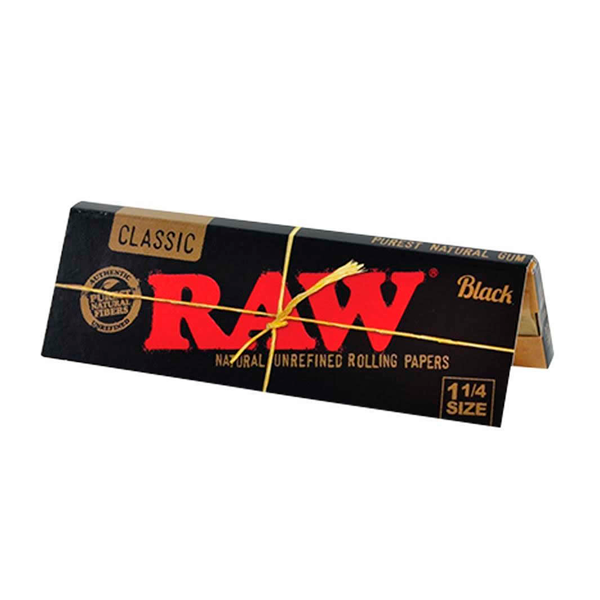 RAW Papers Black 1 1/4