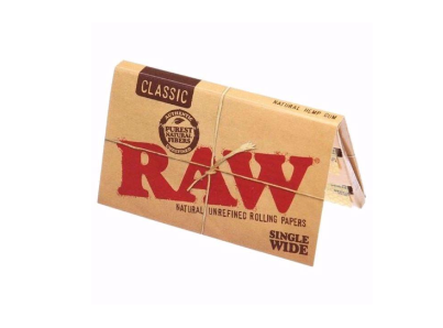 RAW Papers Organic Single Wide 1 1/4 (Doble)