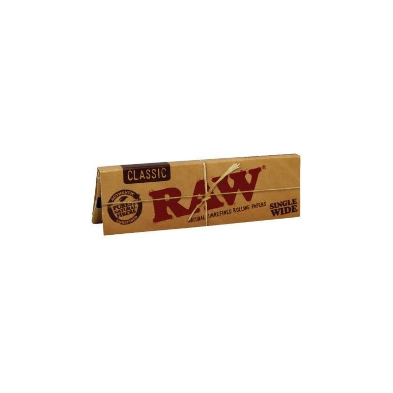 RAW Papers Organic Single Wide 1 1/4 (Sencillas)