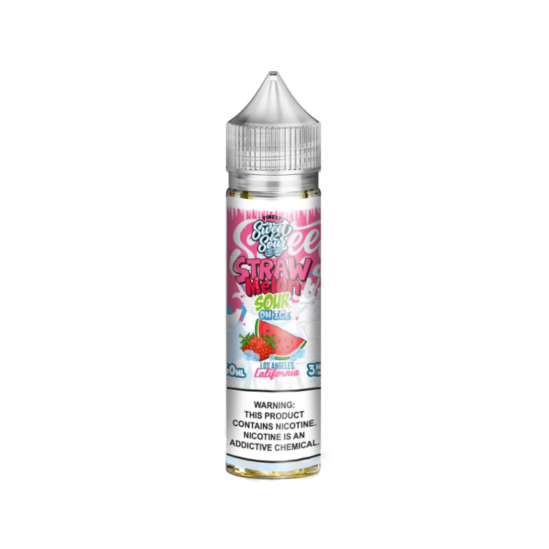 The Finest Sweet & Sour Straw Melon Sour 60ml 0mg (BL)