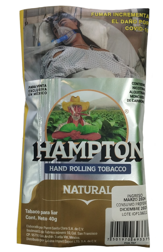 Hampton Tabaco Picado Natural (40grs.)