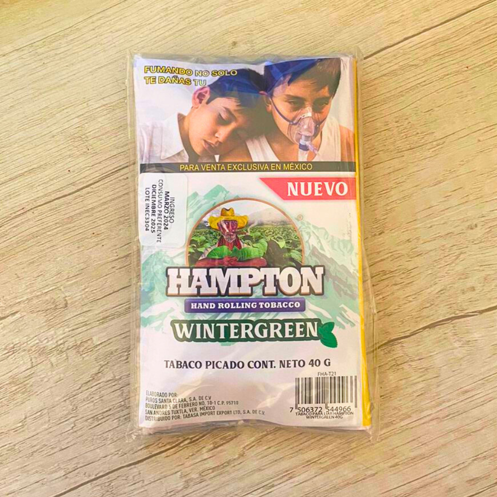 Hampton Tabaco Picado Wintergreen (40g)