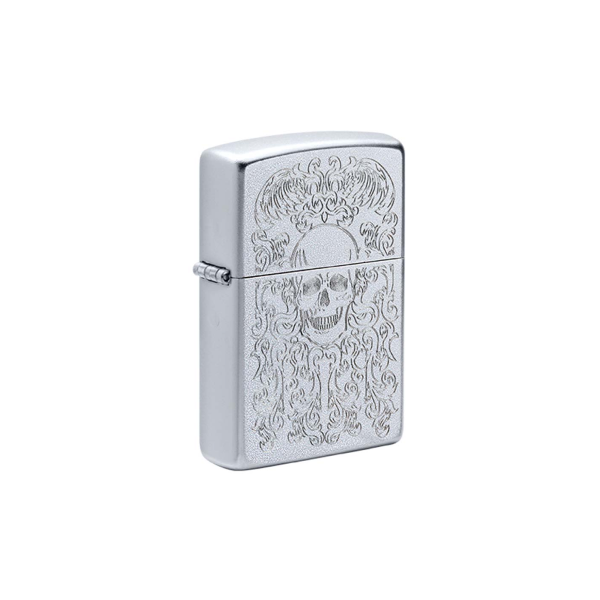 Zippo Encendedor Calavera c/Ornamentas