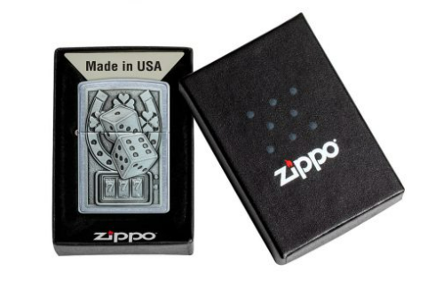 Zippo Encendedor Cromado Emblema SDTH