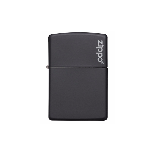 Zippo Encendedor Logo Negro Mate