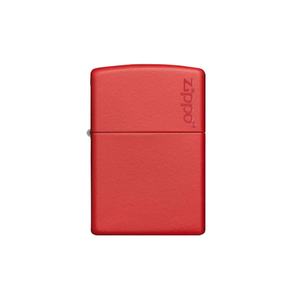 Zippo Encendedor Logo Rojo Mate