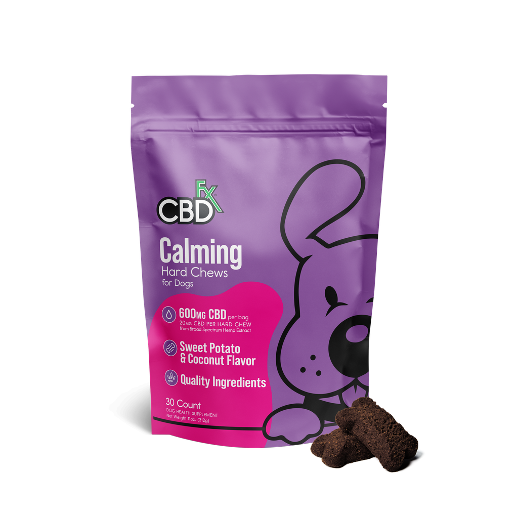 CBDfx Pet Treats Calming Hard Chews 600mg 30ct