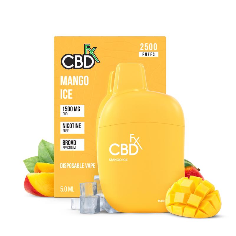 CBDfx Vape Pen Mango Ice 1500mg CBD