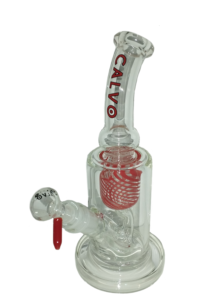 Calvo Glass Bong Incycler Spiral Colores