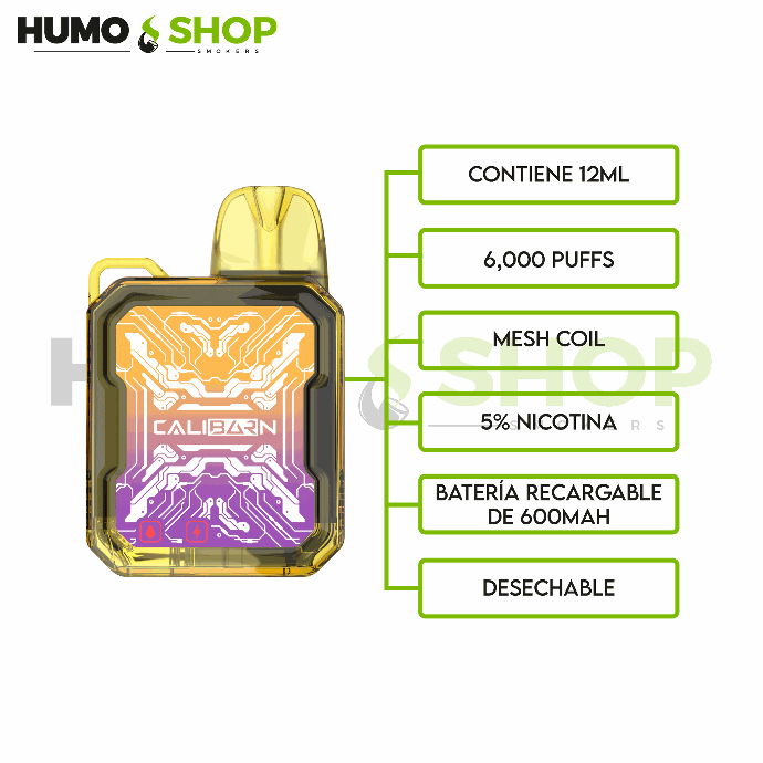 Uwell Caliburn Bar Pineapple Mango 6000 (5%)