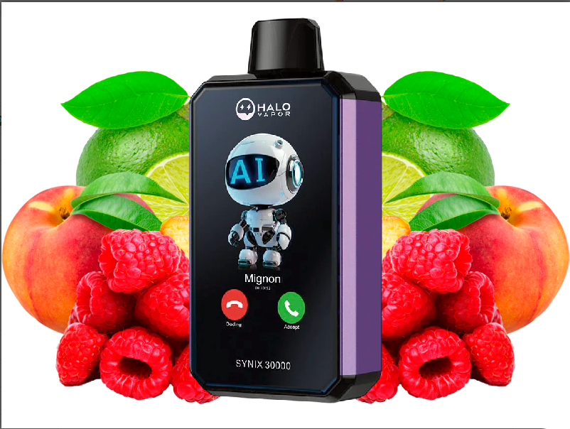 Halo Vapor Synix Raspberry Peach Lime 30000 (5%)