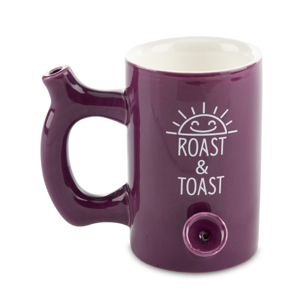 Roast N' Toast Mug Purp Ceramic