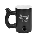 Roast N' Toast Mug Shiny Black White Log*